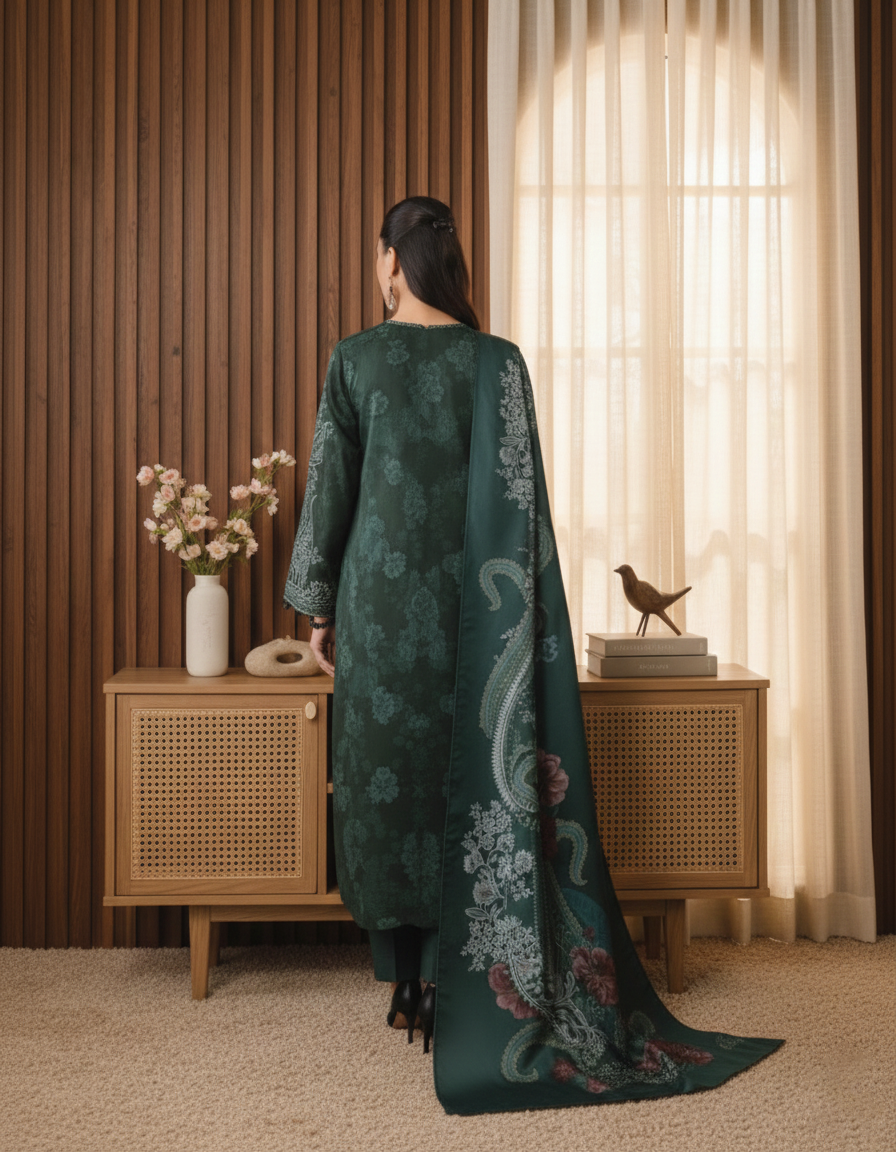 BAROQUE – Airjet Dhanak Digital Print Unstitched Suit (3Pc)